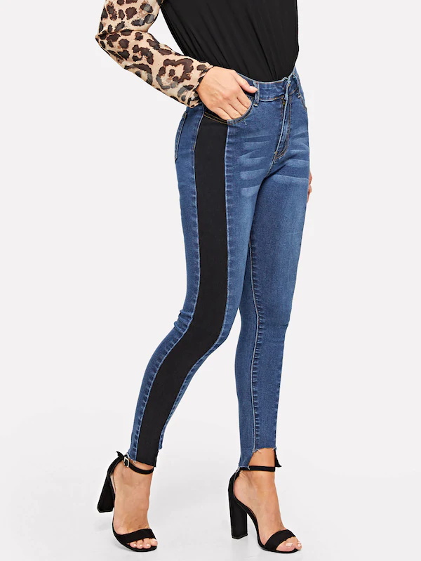 SZ60214 Women Denim Clubwear Jeans